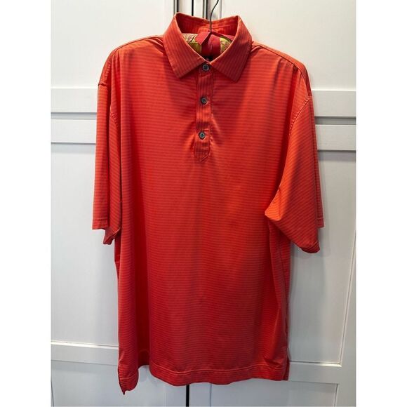 FootJoy Golf Polo Salmon/Coral Men’s Sz M - Picture 1 of 4